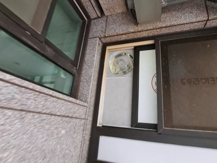 군포 벽면 환풍기 교체 시공 후